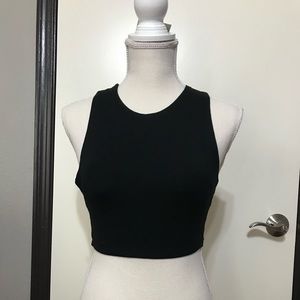 Black crop top